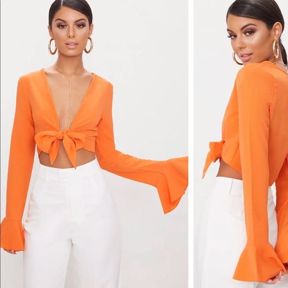 pretty little thing orange